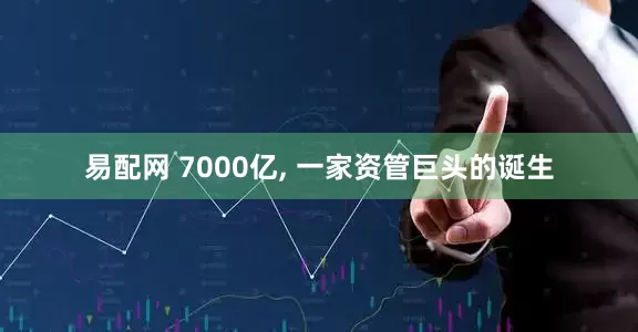 易配网 7000亿, 一家资管巨头的诞生
